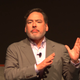 Shawn Layden presenting The Last of Us Part 2 at Sony’s E3 2018 press conference shortly after becoming head of Worldwide Studios.